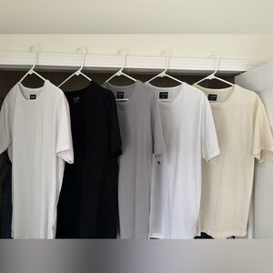 Cuts T-Shirt Pack - Black, Gray, White x2, Off-White (very lightly worn)